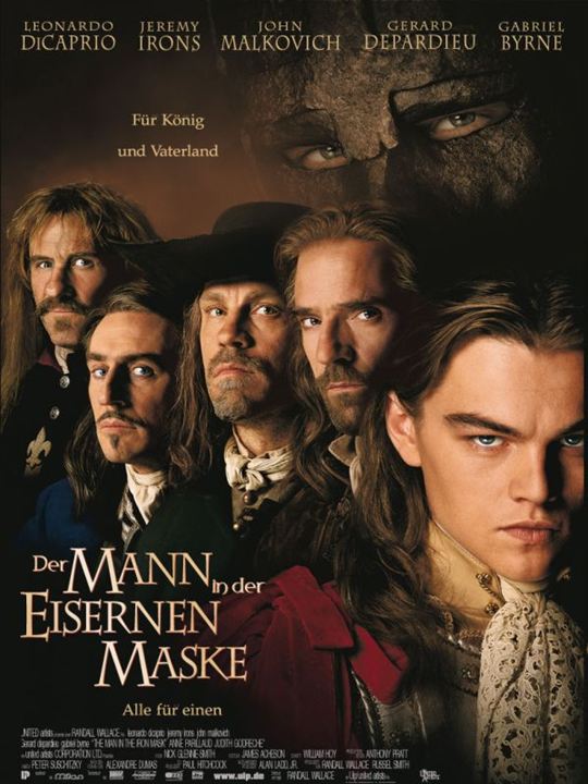 Der Mann in der eisernen Maske : Kinoposter