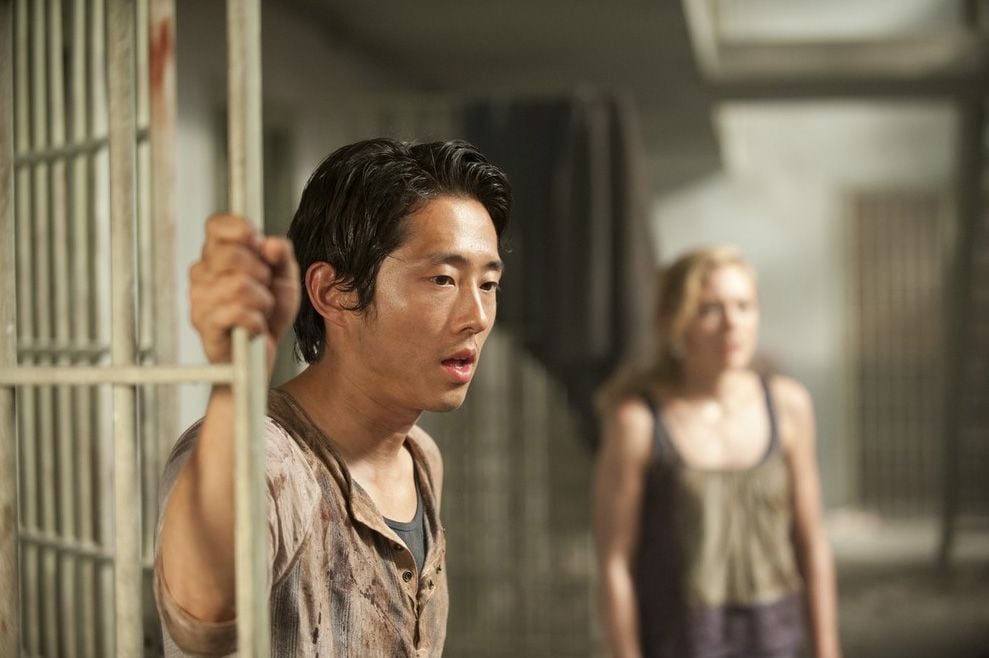 The Walking Dead : Bild Emily Kinney, Steven Yeun