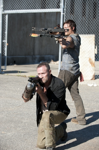 The Walking Dead : Bild Norman Reedus, Michael Rooker