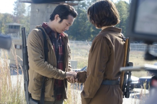 The Walking Dead : Bild Lauren Cohan, Steven Yeun