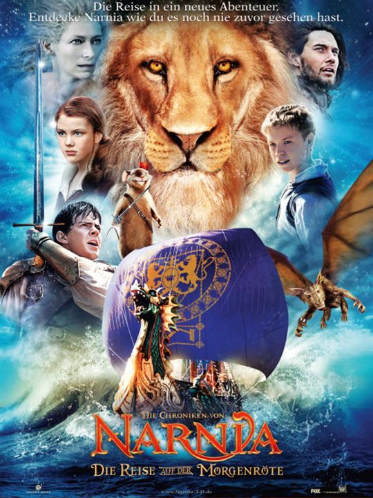 Die Chroniken von Narnia: Die Reise auf der Morgenröte : Kinoposter