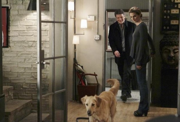 Castle : Bild Stana Katic, Nathan Fillion