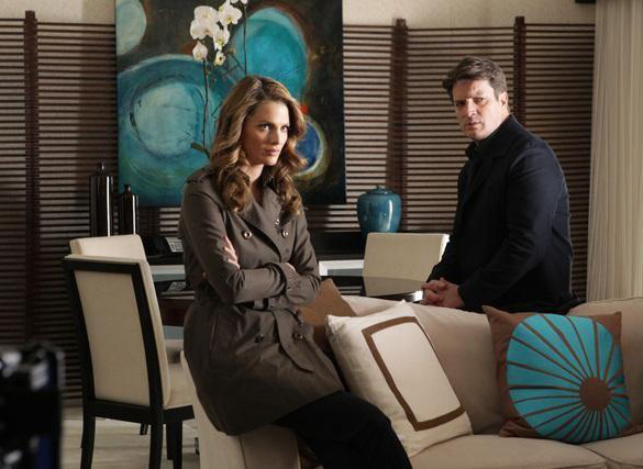 Castle : Bild Stana Katic, Nathan Fillion