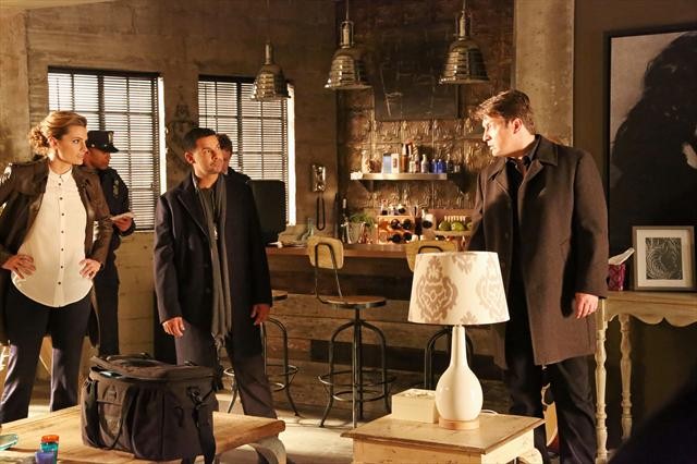 Castle : Bild Jon Huertas, Stana Katic, Nathan Fillion