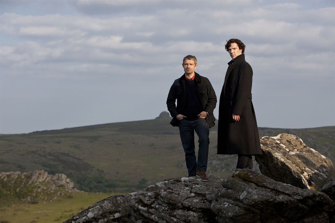 Sherlock : Kinoposter Benedict Cumberbatch, Martin Freeman