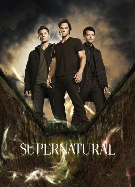 Supernatural : Bild Jensen Ackles, Misha Collins, Jared Padalecki