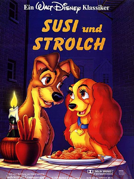 Susi und Strolch : Kinoposter