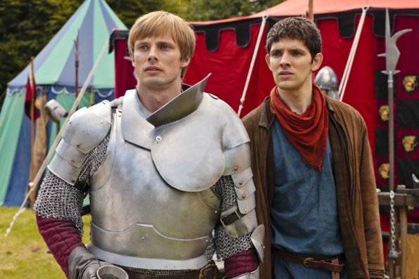 Merlin - Die neuen Abenteuer : Bild Bradley James (II), Colin Morgan (II)