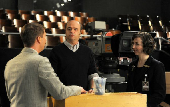 30 Rock : Bild Jack McBrayer, Kristen Schaal, Scott Adsit