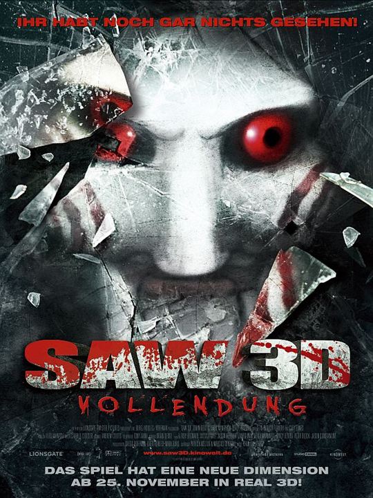 Saw VII - Vollendung : Kinoposter