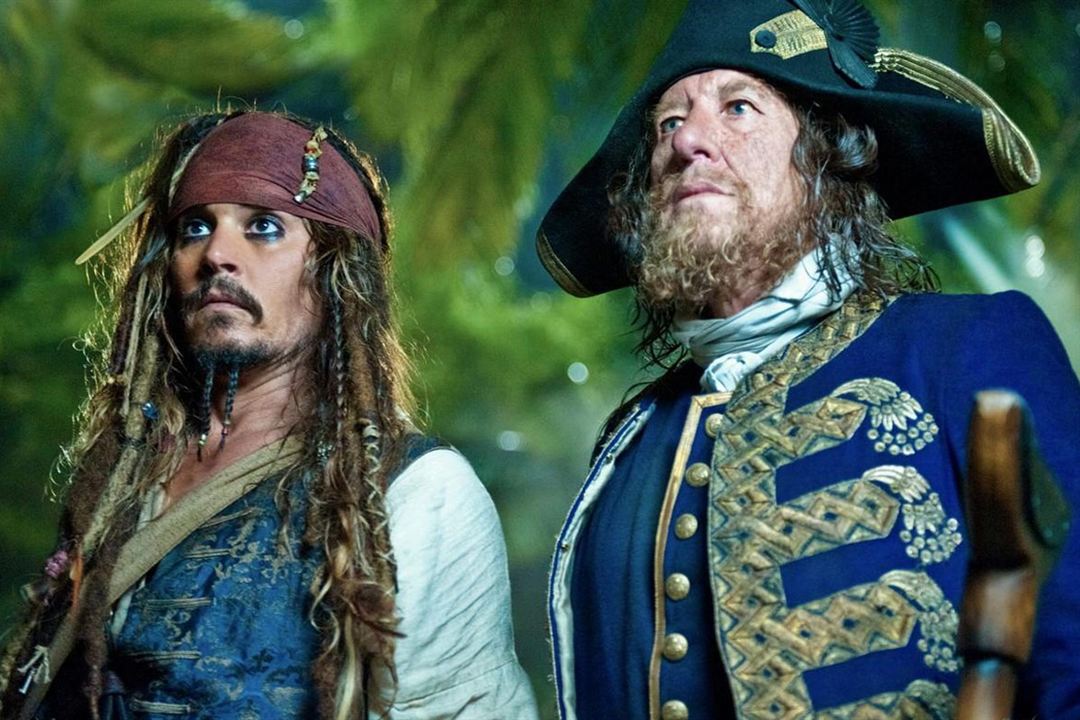 Pirates of the Caribbean: Fremde Gezeiten : Bild Johnny Depp, Geoffrey Rush