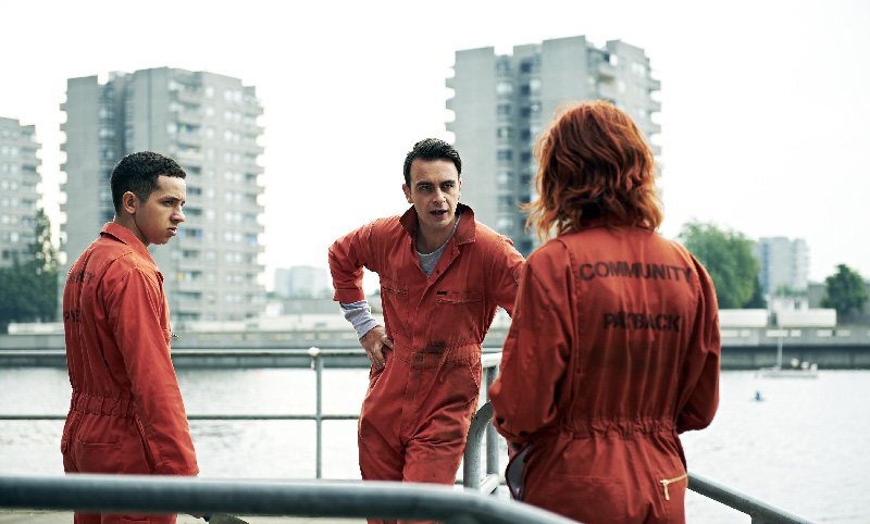 Misfits : Bild Joseph Gilgun, Natasha O'Keeffe