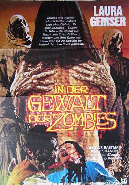 In der Gewalt der Zombies : Kinoposter