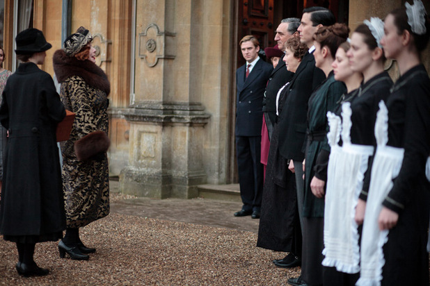 Downton Abbey : Bild Jim Carter, Shirley MacLaine, Rob James-Collier