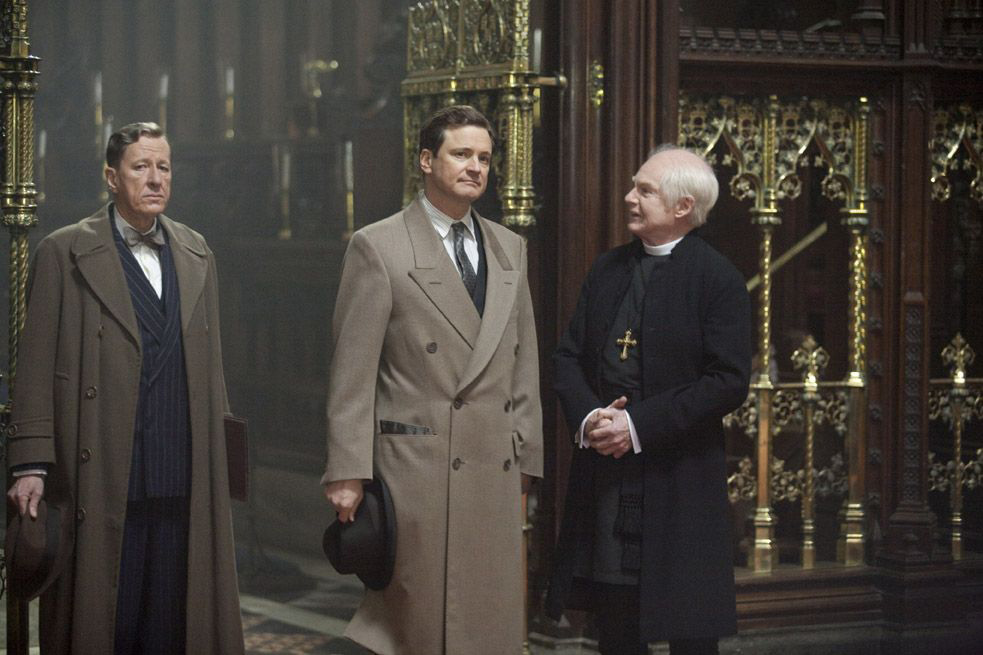 The King's Speech - Die Rede des Königs : Bild Geoffrey Rush, Colin Firth, Derek Jacobi