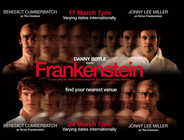 National Theatre Live: Frankenstein : Bild Jonny Lee Miller, Benedict Cumberbatch
