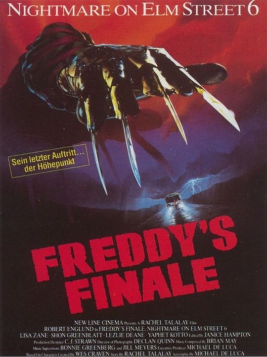 Freddy’s Finale – Nightmare on Elm Street 6 : Kinoposter