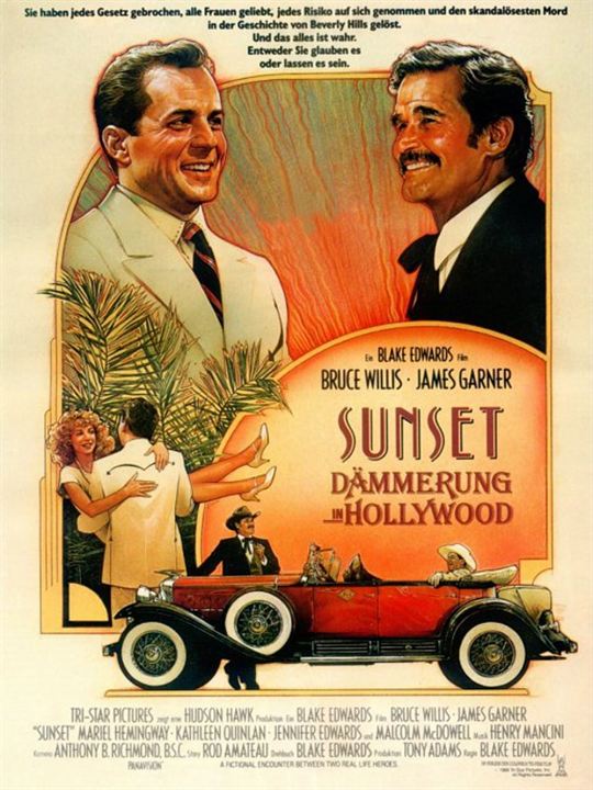 Sunset - Dämmerung in Hollywood : Kinoposter