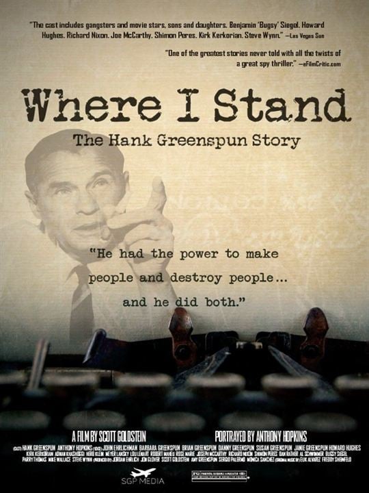 Where I Stand: The Hank Greenspun Story : Kinoposter