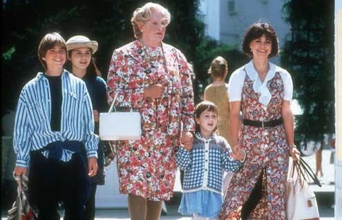 Mrs. Doubtfire - Das stachelige Kindermädchen : Bild Mara Wilson, Robin Williams, Matthew Lawrence, Lisa Jakub