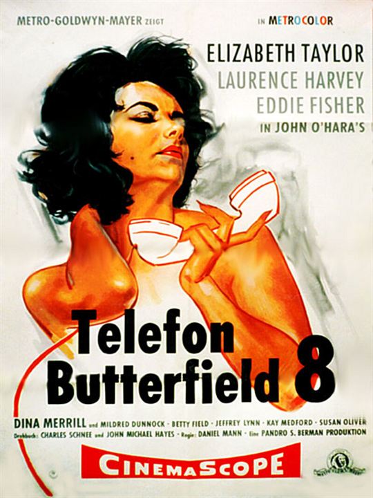 Telefon Butterfield 8 : Kinoposter