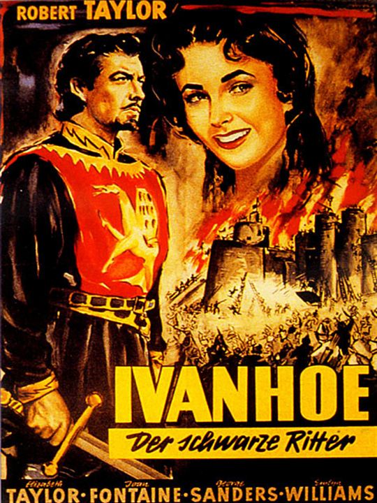 Ivanhoe - Der schwarze Ritter : Kinoposter