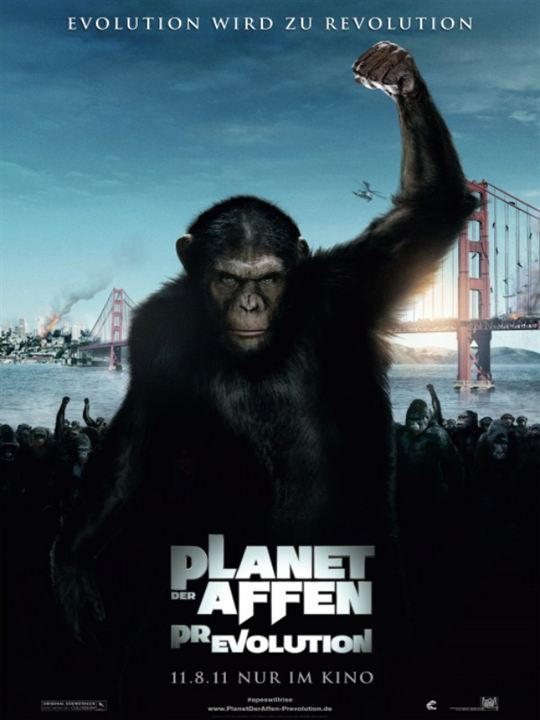Planet der Affen: Prevolution : Kinoposter