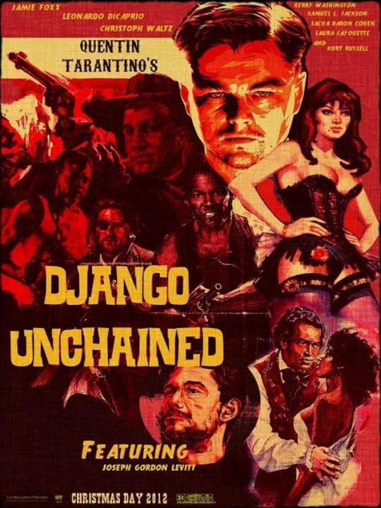 Django Unchained : Kinoposter