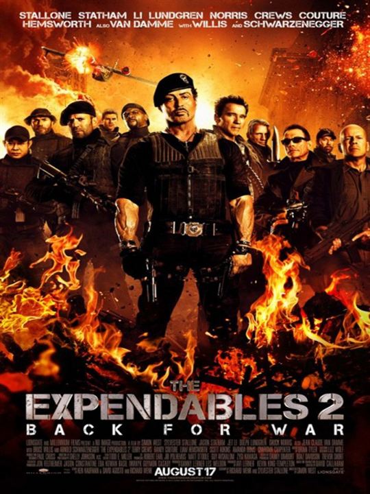 The Expendables 2 - Back for War : Kinoposter