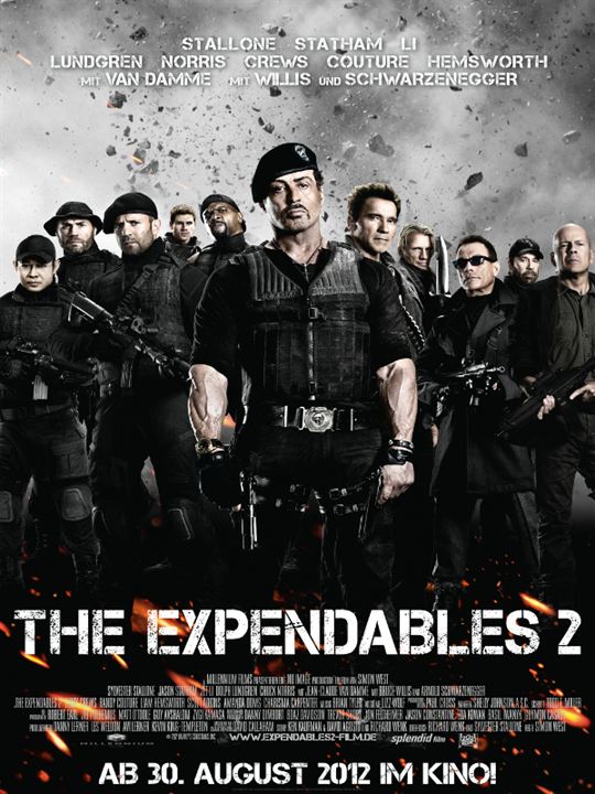 The Expendables 2 - Back for War : Kinoposter