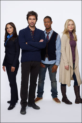 Bild Eric McCormack, Kelly Rowan, Rachael Leigh Cook, Arjay Smith