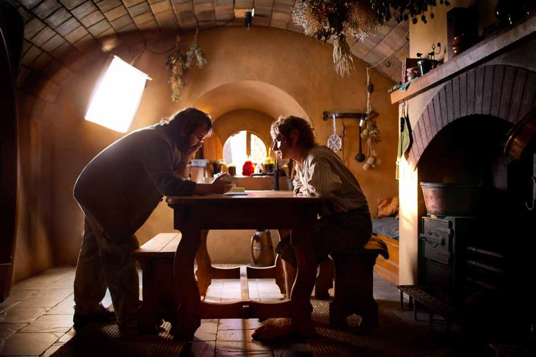 Der Hobbit: Eine unerwartete Reise : Bild Martin Freeman, Peter Jackson