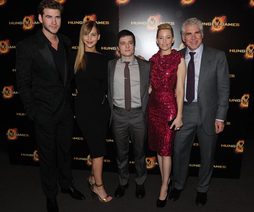 Die Tribute von Panem - The Hunger Games : Bild Liam Hemsworth, Jennifer Lawrence, Gary Ross, Elizabeth Banks, Josh Hutcherson