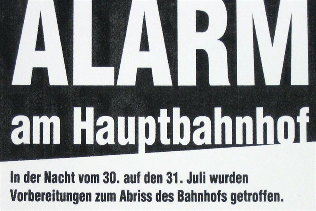 Alarm am Hauptbahnhof - Auf den Straßen von Stuttgart 21 : Bild