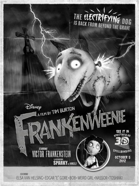 Frankenweenie : Kinoposter