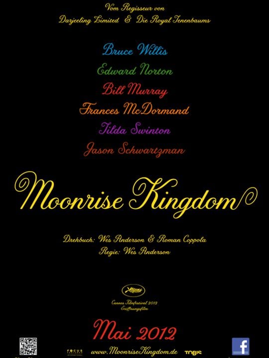 Moonrise Kingdom : Kinoposter