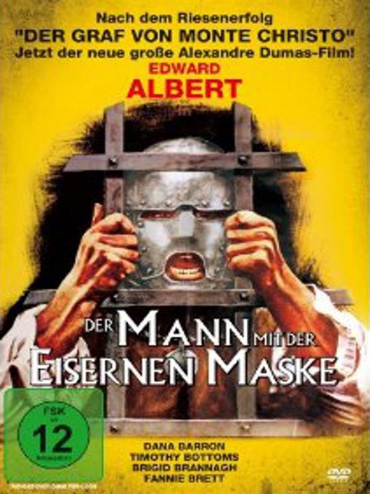 Der Mann mit der eisernen Maske : Kinoposter