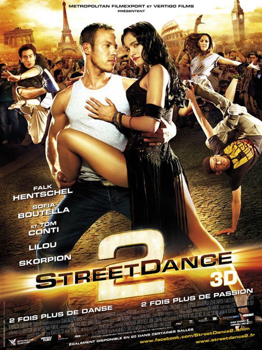 StreetDance 2 : Kinoposter Dania Pasquini, Max Giwa, Brice Larrieu "Skorpion", Falk Hentschel