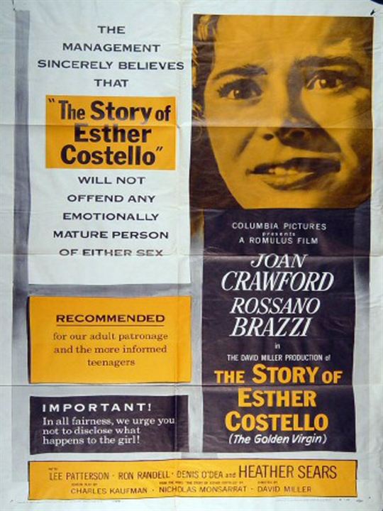 The Story of Esther Costello : Kinoposter