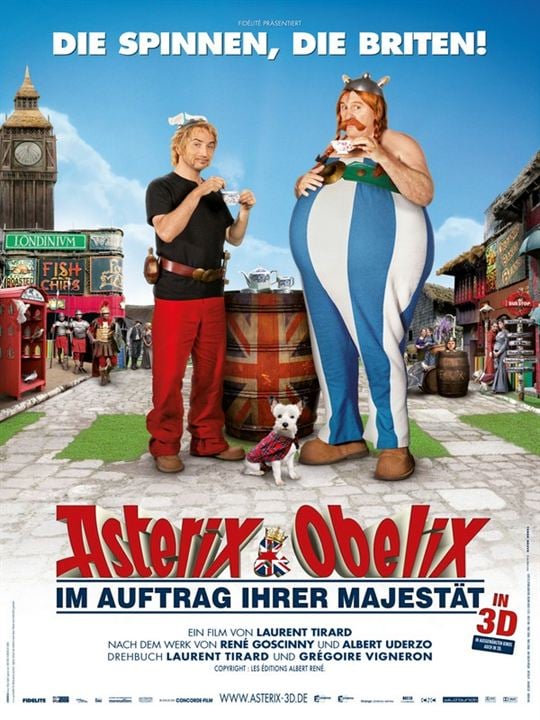 Asterix & Obelix - Im Auftrag Ihrer Majestät : Kinoposter