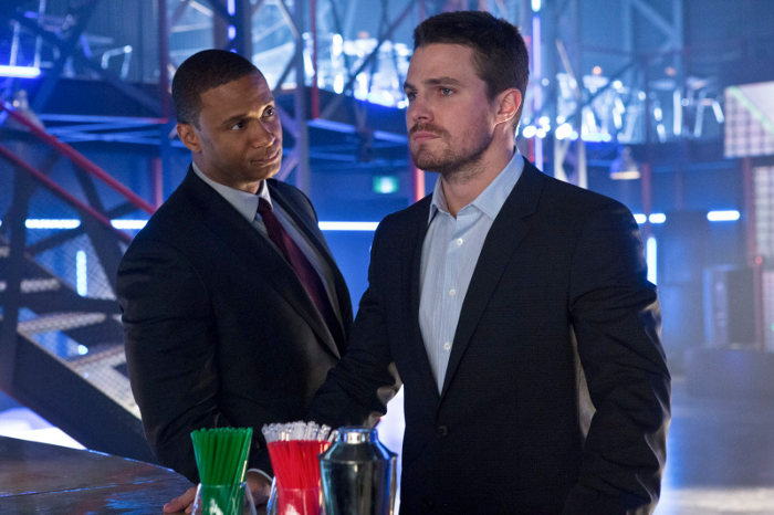 Arrow : Bild David Ramsey, Stephen Amell