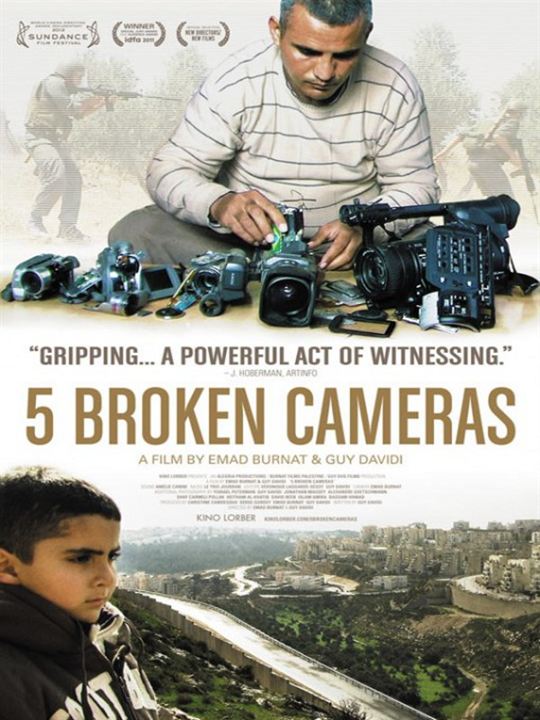 5 Broken Cameras : Kinoposter