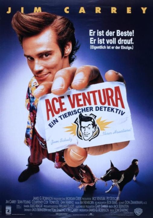 Ace Ventura - Ein tierischer Detektiv : Kinoposter