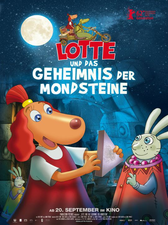 Lotte und das Geheimnis der Mondsteine : Kinoposter