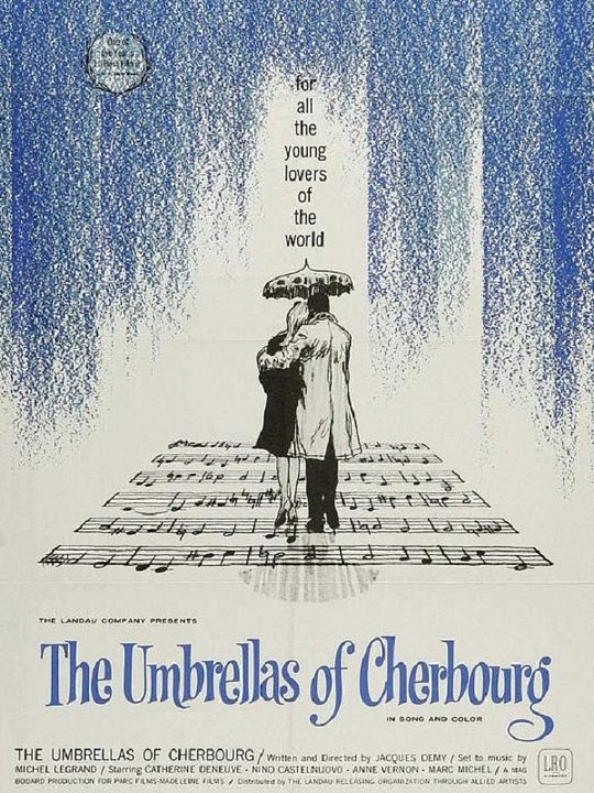 Die Regenschirme von Cherbourg : Kinoposter