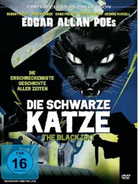 Die schwarze Katze : Kinoposter