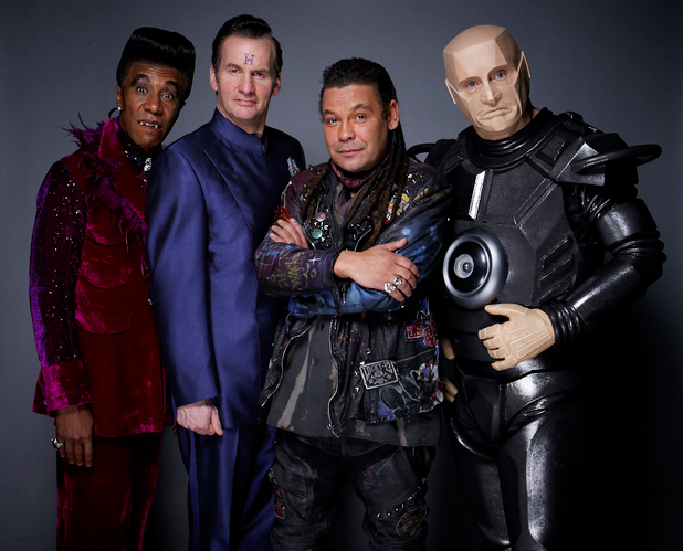 Bild Craig Charles, Danny John-Jules, Chris Barrie, Robert Llewellyn