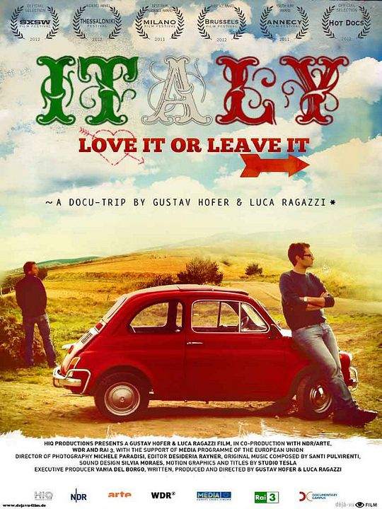 Italy - Love it or leave it : Kinoposter