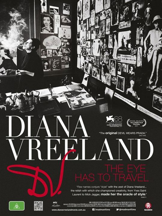 Diana Vreeland: The Eye Has To Travel : Kinoposter