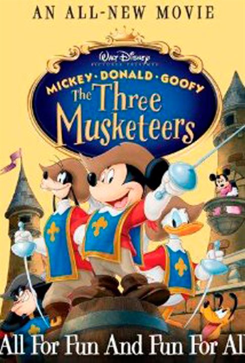 Micky, Donald, Goofy - Die drei Musketiere : Kinoposter
